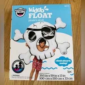 Kids Pirate Skull Pool Float Beach Inflatable